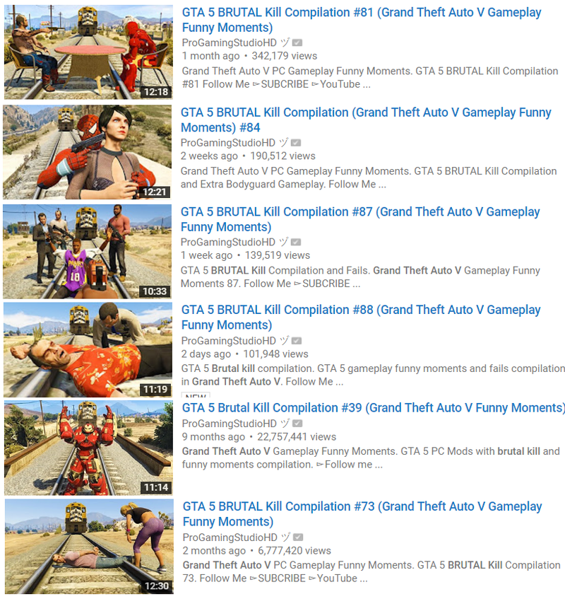 Illustration for article titled GTA V Has A Big YouTube Scene Dedicated To The Most Brutal Kills